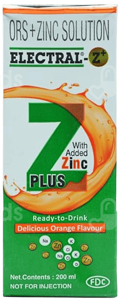 Electral Z Plus Orange Flavour Tetrapack 200Ml